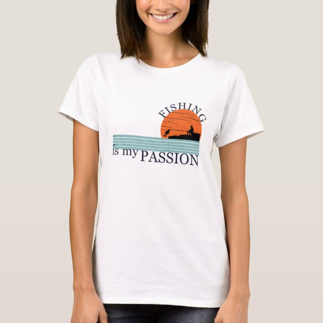 T-shirt Pêche amusante disant (Devant)