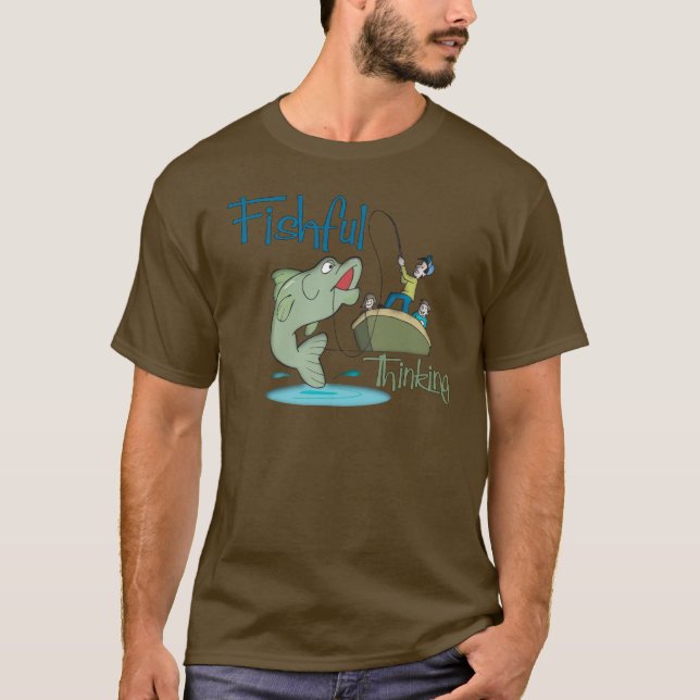 T-shirt Pêche amusante - Pensée pêche (Devant)