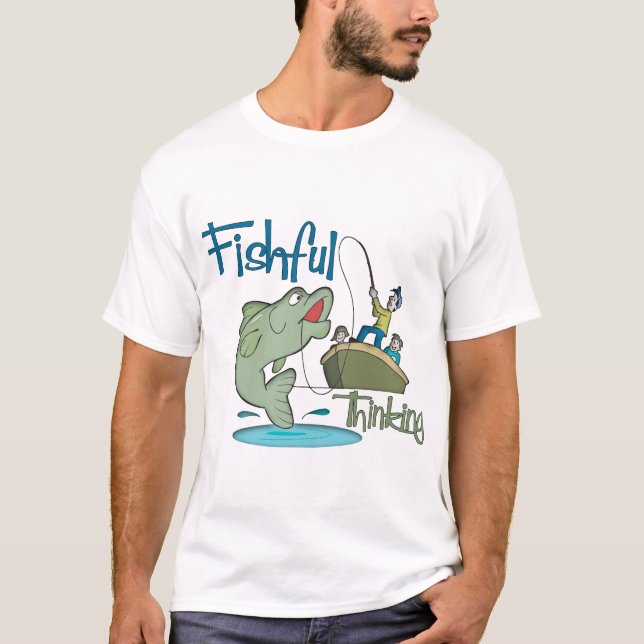T-shirt Pêche amusante - Pensée pêche (Devant)