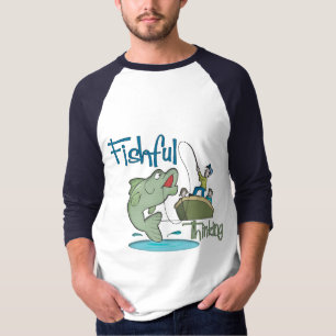 T-shirt Pêche amusante - Pensée pêche