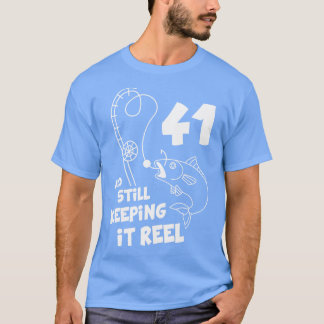 T-shirt Pêche Anniversaire 41ème Anniversaire Fisher Anniv