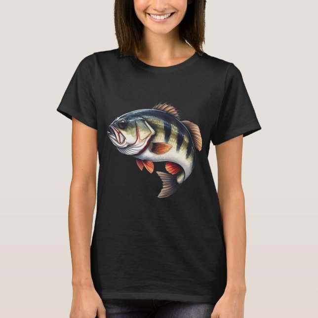 T-shirt Pêche au bar (Devant)