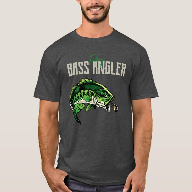 T-shirt Pêche au bass (Devant)