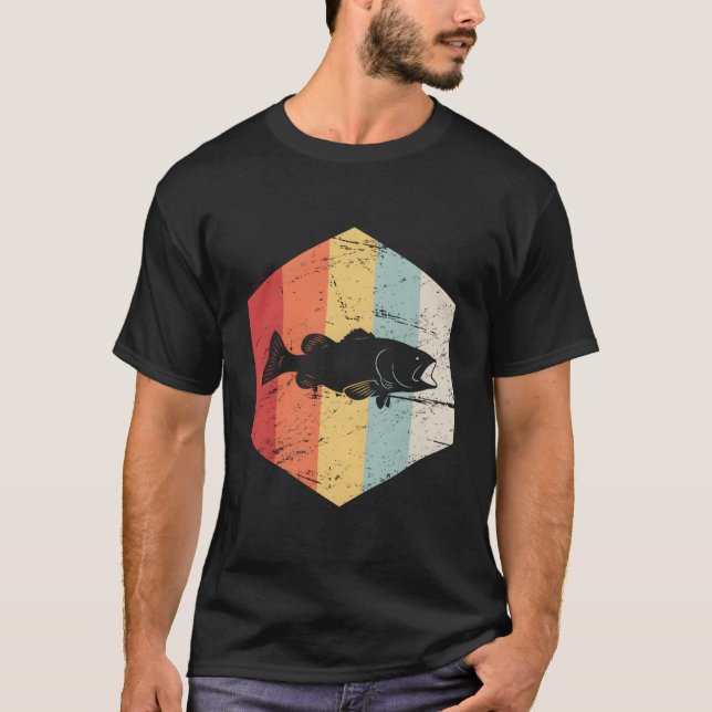 T-shirt Pêche au bass (Devant)