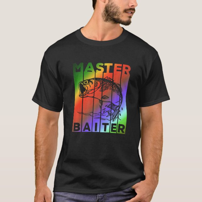T-shirt Pêche au bass Master Baiter (Devant)