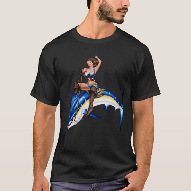 T-shirt pêche au Bigfoot (Devant)