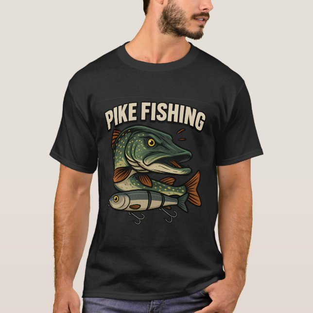 T-shirt Pêche au brochet swimbait (Devant)