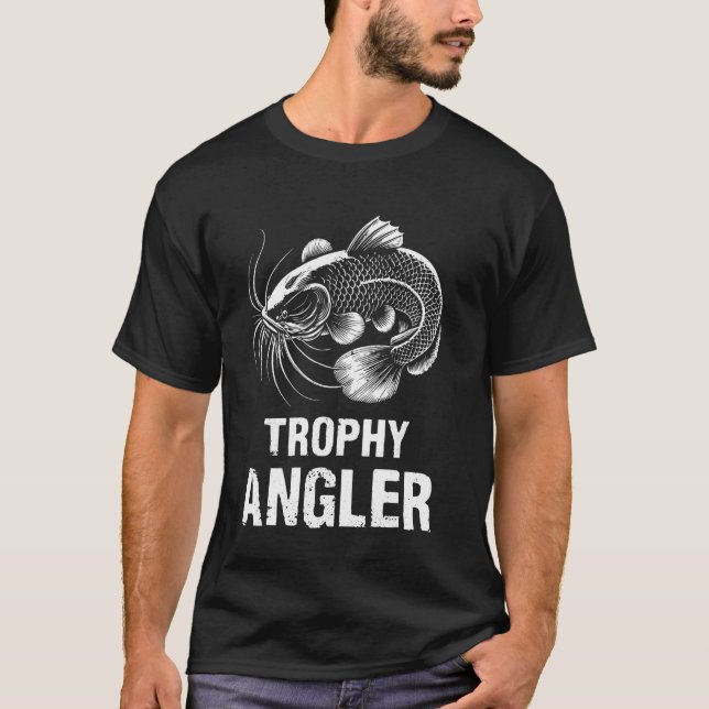 T-shirt Pêche au chat-poisson à tête plate (Devant)