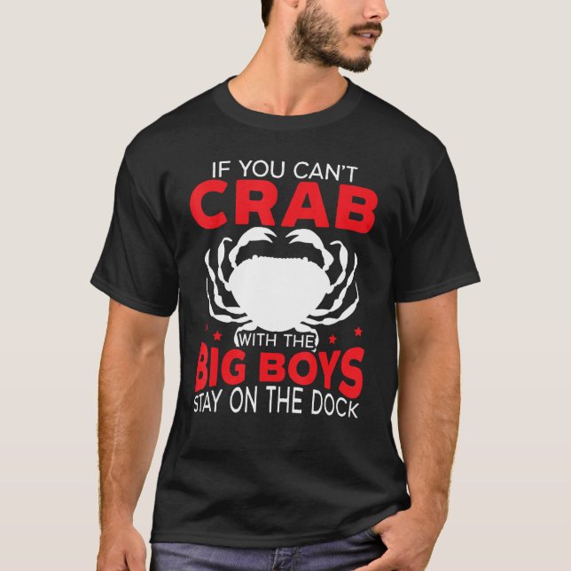 T-shirt Pêche au crabe Pêche au crabe Pêcheur crabe Crabe  (Devant)