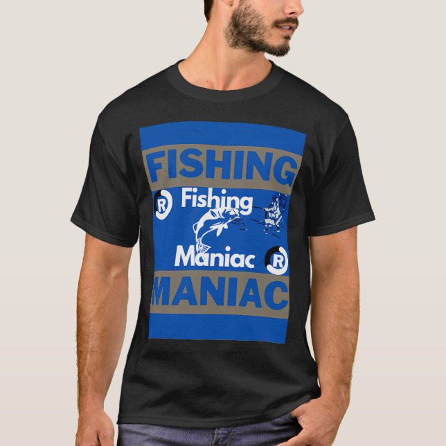 T-shirt Pêche au drapeau (Devant)