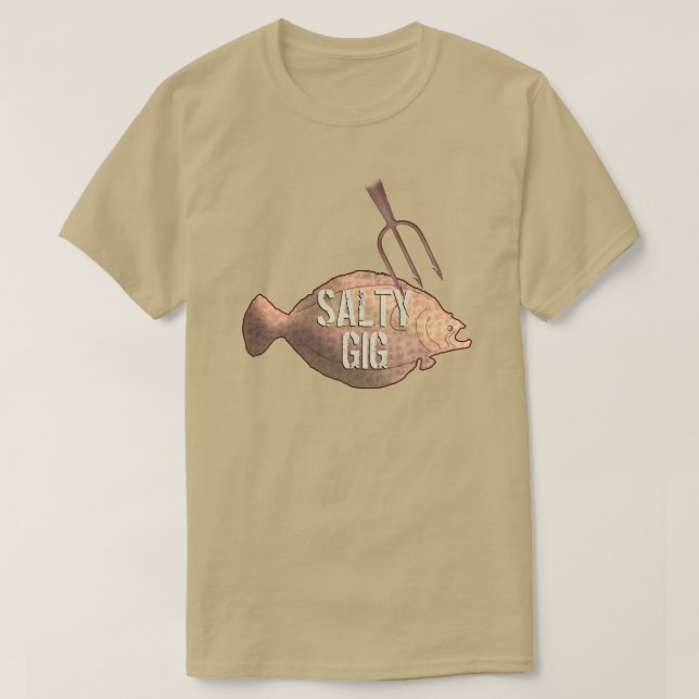 T-shirt Pêche au filet de gibier salé (Design devant)
