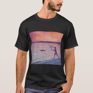 T-shirt Pêche au filet pour appâts à Cedar Key Floride