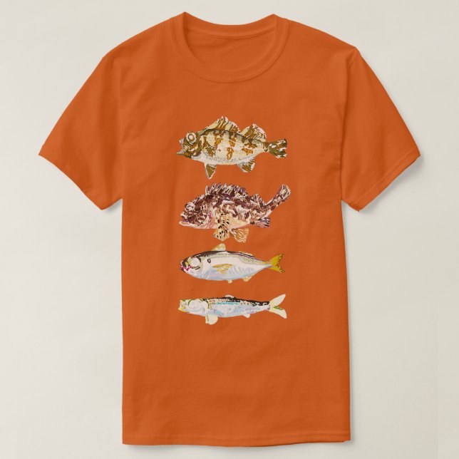 T-shirt Pêche au Japon (Design devant)