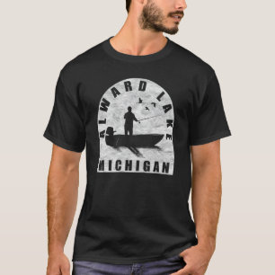 T-shirt Pêche au lac Alward Michigan