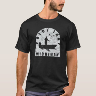 T-shirt Pêche au lac Colby Michigan