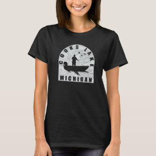 T-shirt Pêche au lac Cooks Michigan