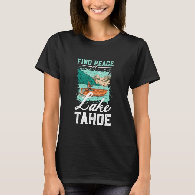 T-shirt Pêche au lac Tahoe (Devant)