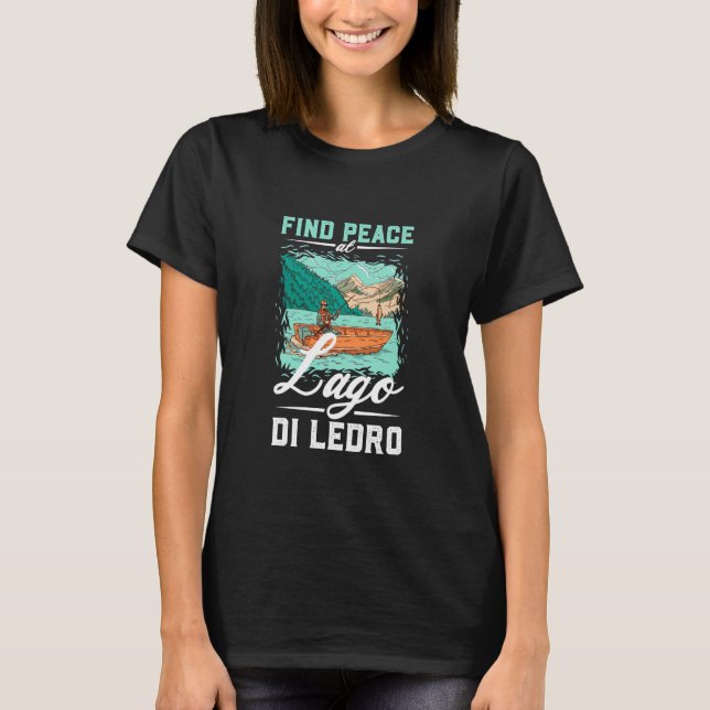 T-shirt Pêche au Lago di Ledro (Devant)