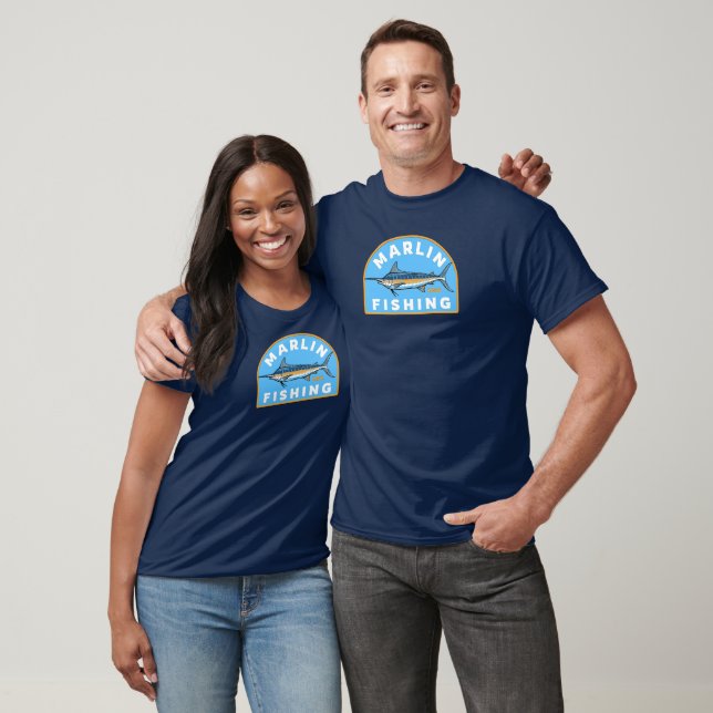 T-shirt Pêche au marlin  (Unisexe)