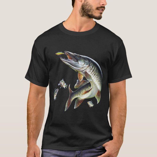 T-shirt Pêche au maskinongé (Devant)