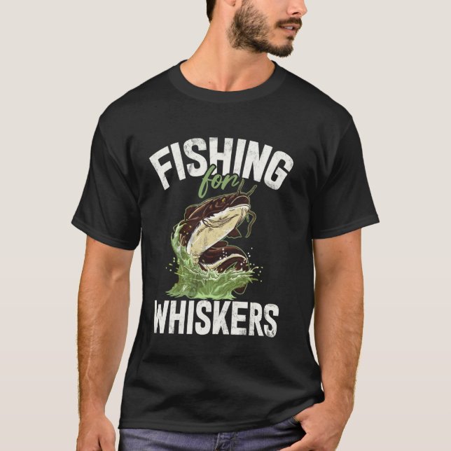 T-shirt Pêche au poisson-chat à moustaches (Devant)