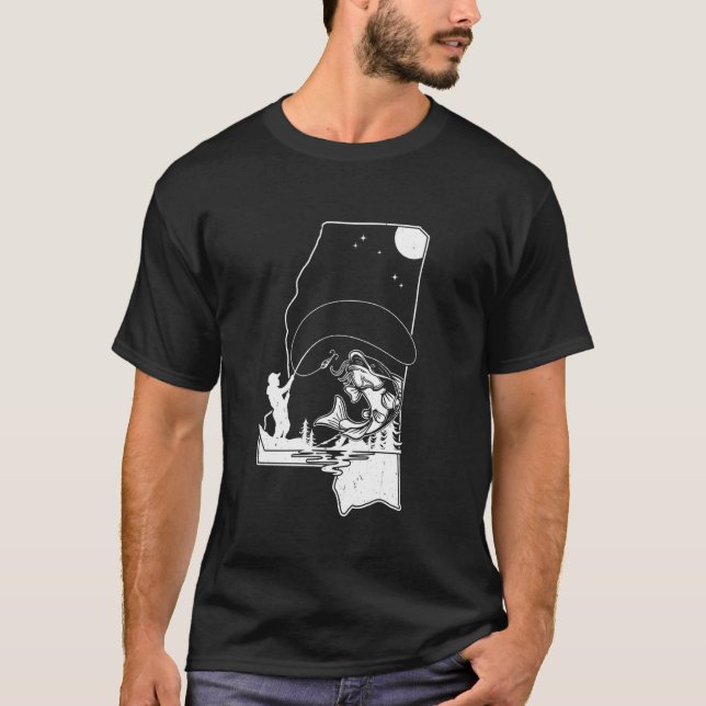 T-shirt Pêche au poisson-chat à tête plate 5 (Devant)