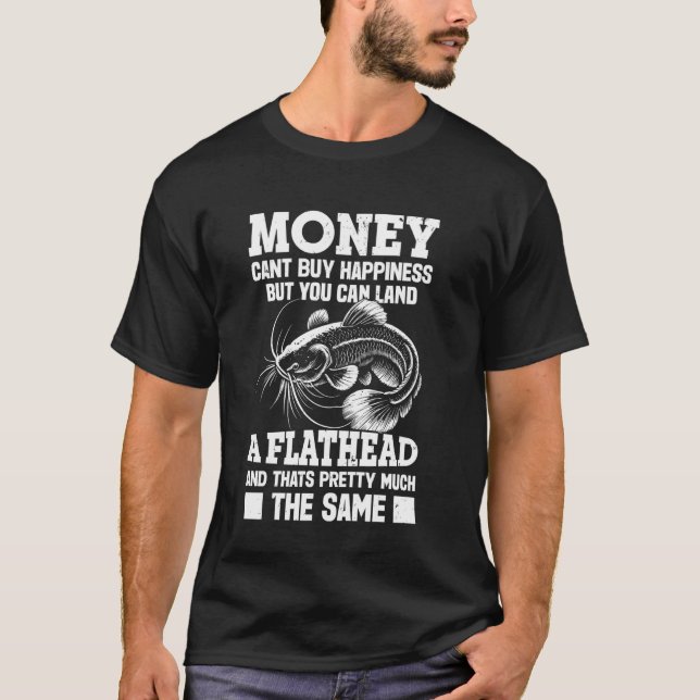 T-shirt Pêche au poisson-chat à tête plate 6 (Devant)