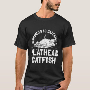 T-shirt Pêche au poisson-chat à tête plate - Poisson-chat