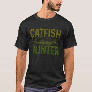 T-shirt Pêche au poisson-chat Chasseur de poisson-chat