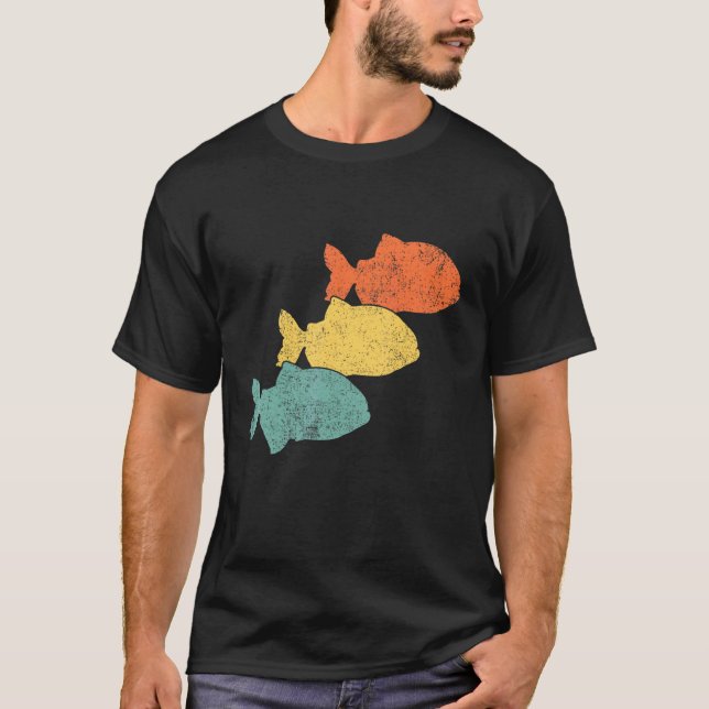 T-shirt Pêche au poisson piranha (Devant)