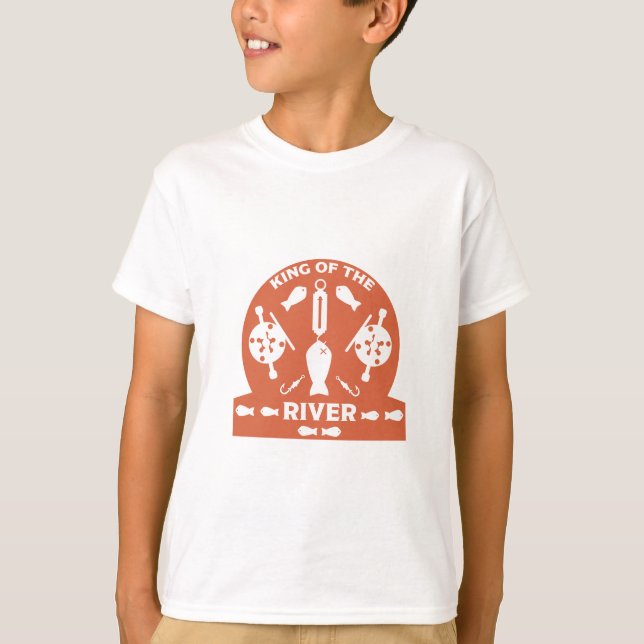 T-shirt Pêche au saumon Canada (Devant)