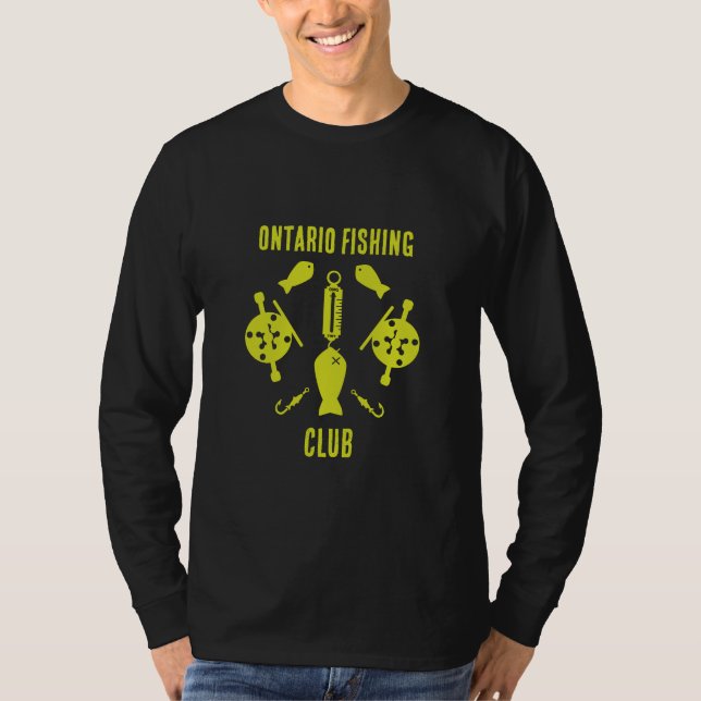 T-shirt Pêche au saumon canadien (Devant)