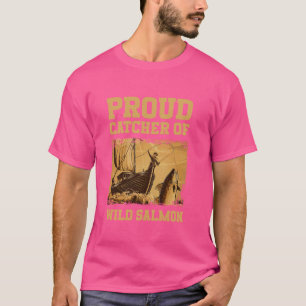 T-shirt Pêche au saumon Pêcheur de saumon Pêcheur de saumo