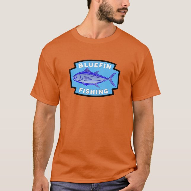 T-shirt Pêche au Thon Rouge  (Devant)