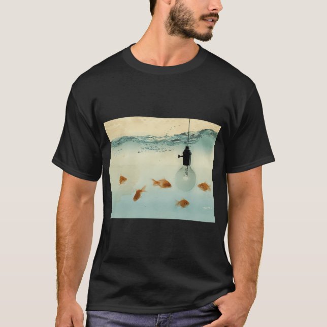 T-shirt pêche aux idées (Devant)