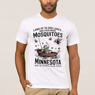 T-shirt Pêche aux moustiques du Minnesota
