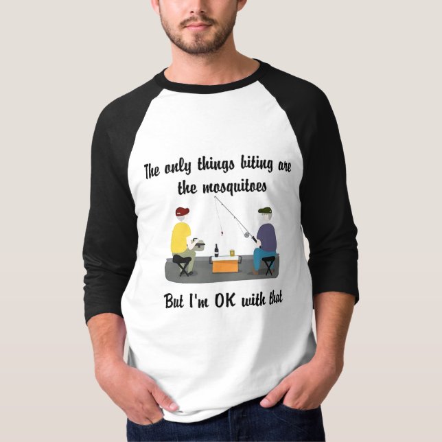 T-shirt Pêche aux moustiques mordants (Devant)