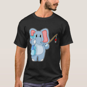 T-shirt Pêche aux poissons éléphants