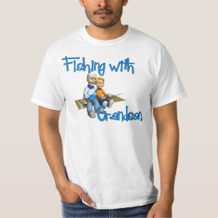 T-shirt Pêche avec chemise de pêche Grandson