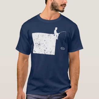T-shirt Pêche Avec Daddy WTrout Pêche Basse Pêche