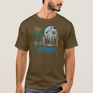T-shirt Pêche avec la chemise de fête des pères de papa