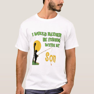 T-shirt Pêche avec le fils
