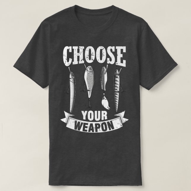 T-shirt Pêche Bait Poisson Pêcheur Baguette de pêche (Design devant)
