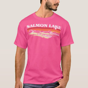 T-shirt Pêche Bateau Camping Lac Vacation Lac Saumon Lac