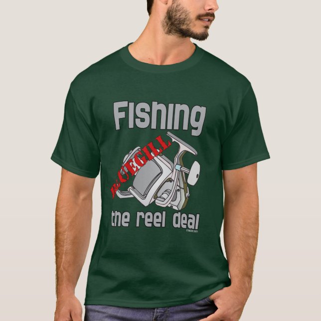 T-shirt Pêche Bluegill L'affaire Reel Sérieux Pêche (Devant)
