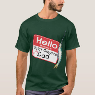 T-shirt Pêche, Bonjour mon nom est