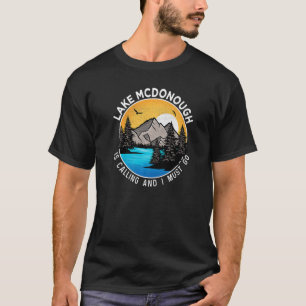 T-shirt Pêche Camping Lakeview Lake Mcdonough