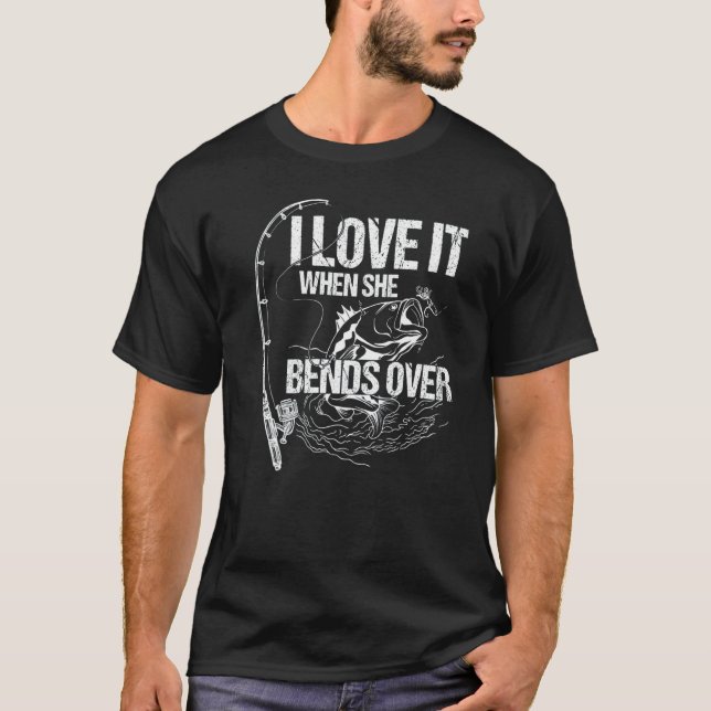 T-shirt Pêche  C'est comme ça que je roule (Devant)
