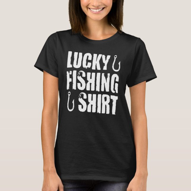 T-shirt Pêche chanceuse (Devant)