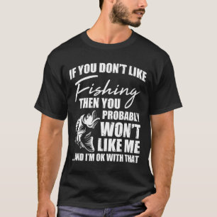 T-shirt Pêche Chasse De Poisson Dit Sarcastique Funny Fish